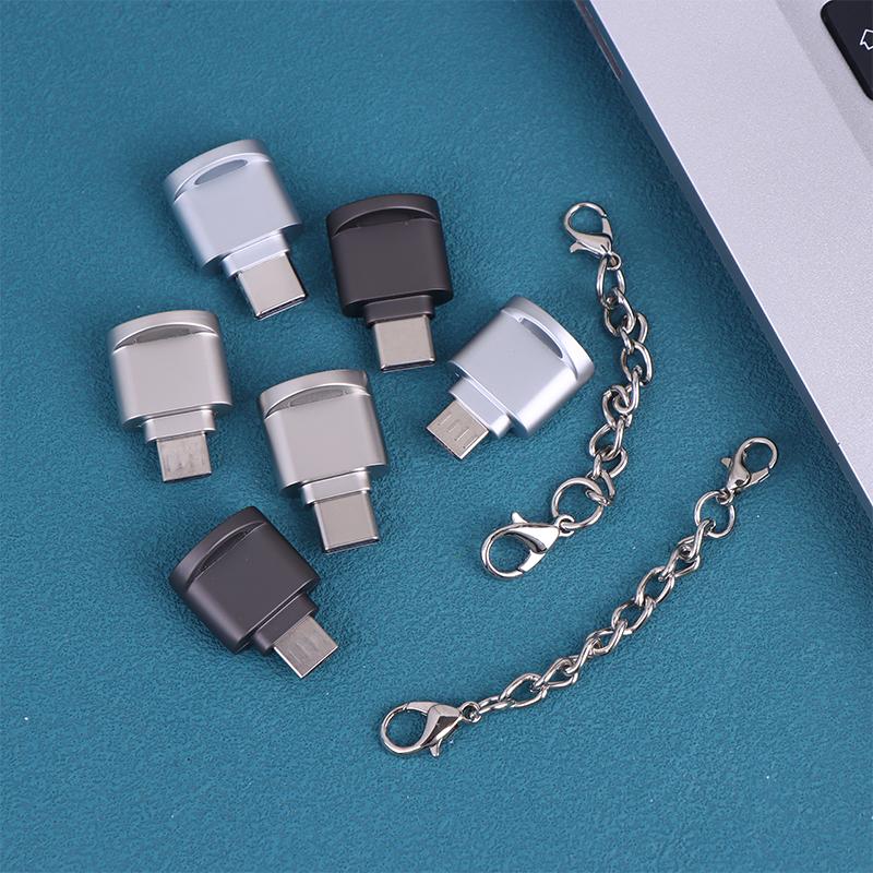 Type-C Tf Mobile Card Reader Zinc Alloy Usb 3.1 Type-C Laptop Multi Functional Otg Card Reader