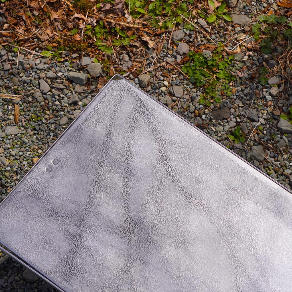 CAMPING MOON Ground Rack, Field Rack, Stainless Steel Top, Set of 2, T-2305-2P