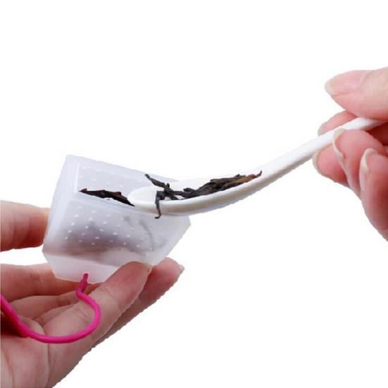 2 ks Silikonová sítka na čaj Tvar čajového sáčku Sítka na sypaný čaj pro Domov Kancelář Kuchyň