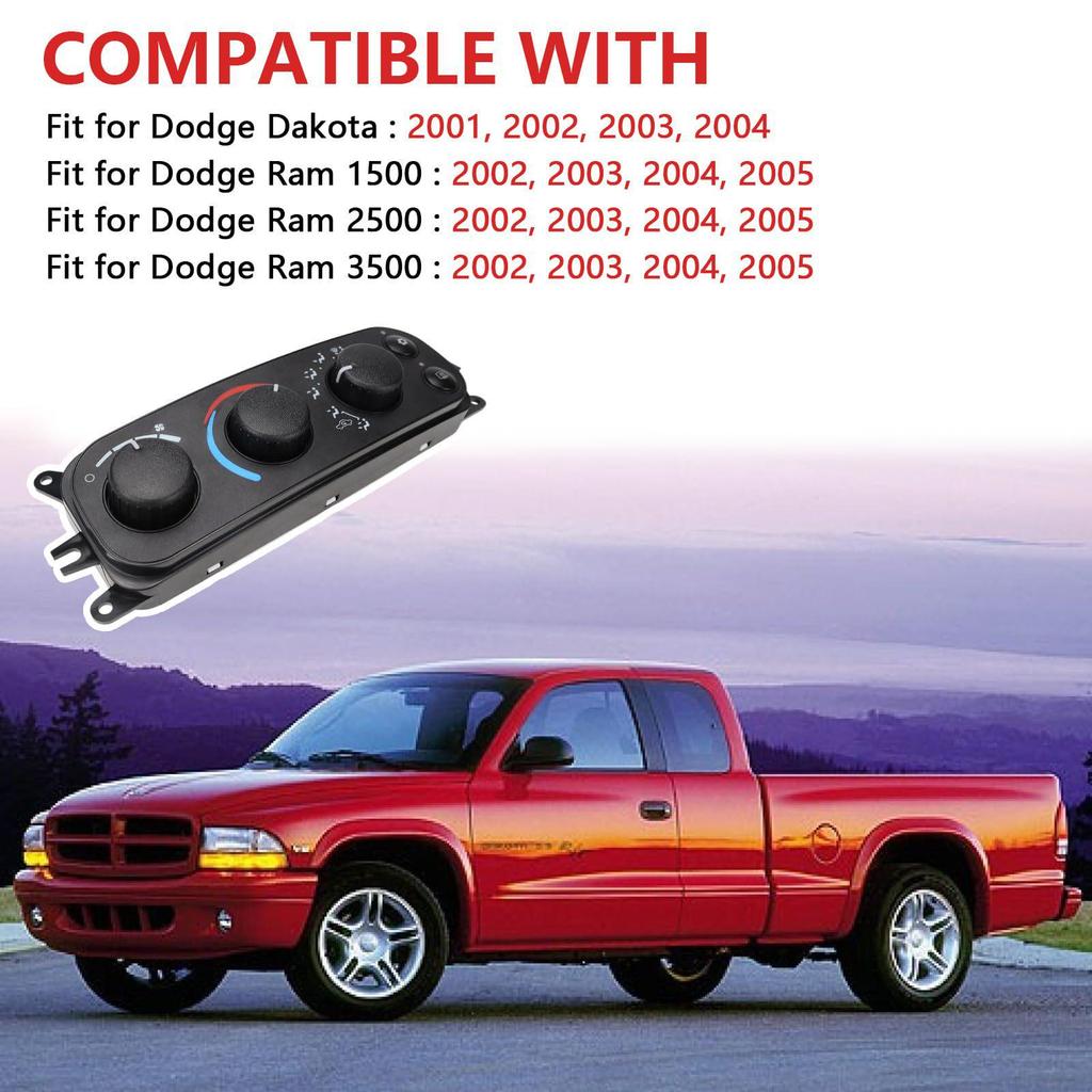 Dodge Jeep RAM 1500 Air Conditioning Control Switch 599-212