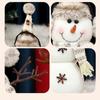 Christmas snowman doll ornaments indoor home decoration Christmas snowman doll table ornaments cute Christmas snowman