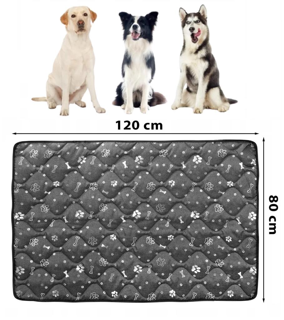 Hundsäng MATTA 100x70 cm Vattentät, 3 MÖNSTER 2 STORLEKAR 100x70, 120x80