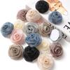 3/5Pcs Chiffon Artificial Flowers Heads 5CM Fake Flower for Home Decor Wedding Decoration Bridal Clothing Crafts Gifts Accessory