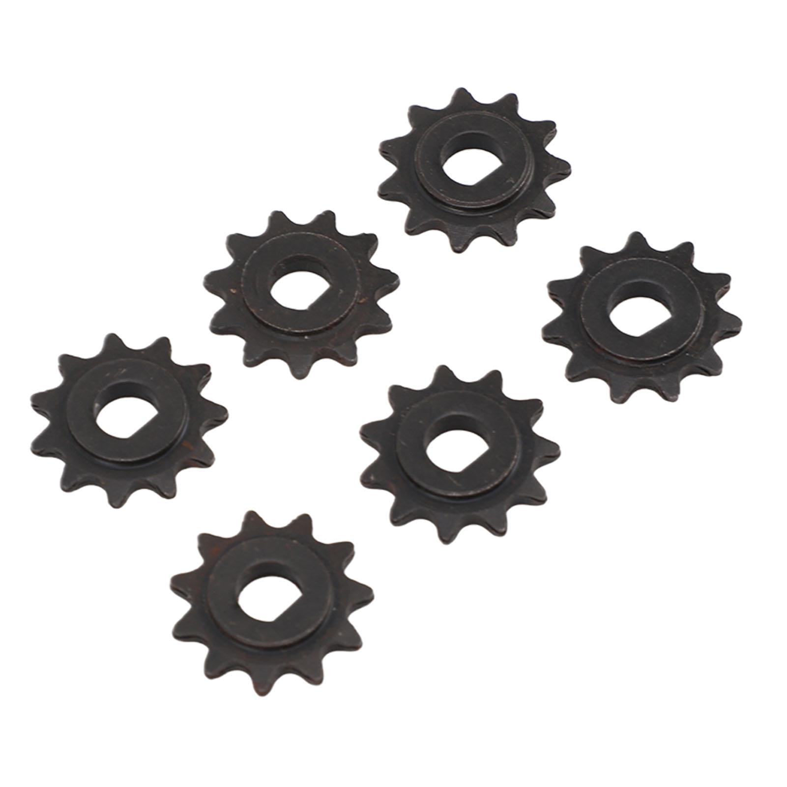 

6 шт. 25H 11T Звездочка двигателя 8 мм Стальная Звездочка двигателя электросамоката Цепное колесо с D