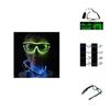 Premium Quality Led El Wire Glasses Light Up Glow Sunglasses For Dj Nightclub Parties