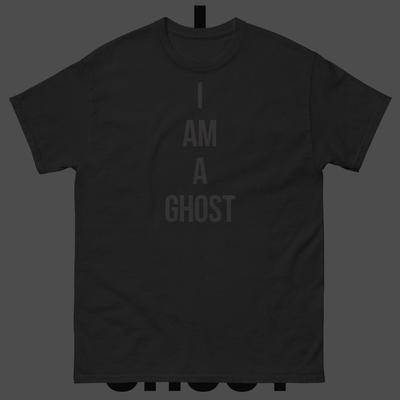 Ich bin ein Geist T-Shirt Schwarz auf Schwarz Gothic Nu Goth Emo Soft Grunge Unisex T-Shirt