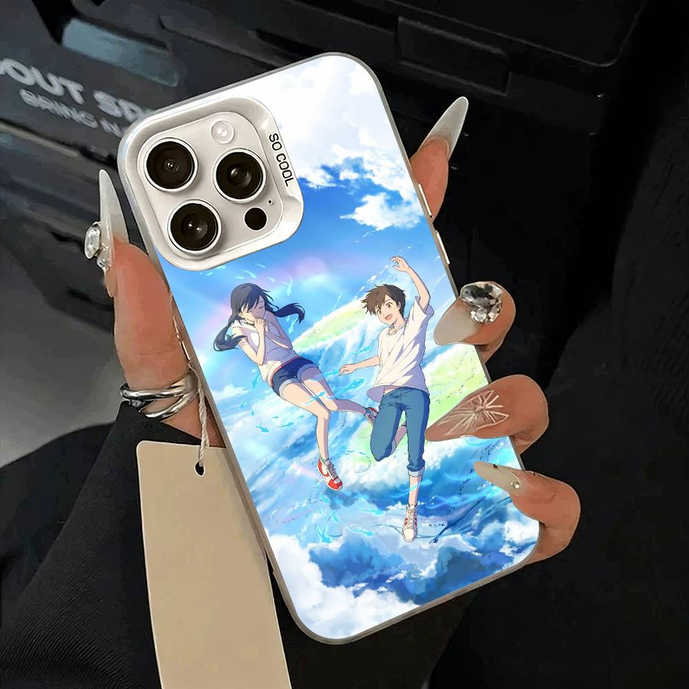 

W-W-Y-Weathering- With- You Phone Case For iPhone 11 12 13 14 15 16Pro Max Plus white Sliver Phone Cover iPhone12Pro