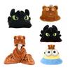 Global How To Train Your Dragon Night Fury Yellow Tim Bear Plush Blanket Shawl Hat for Office & Winter