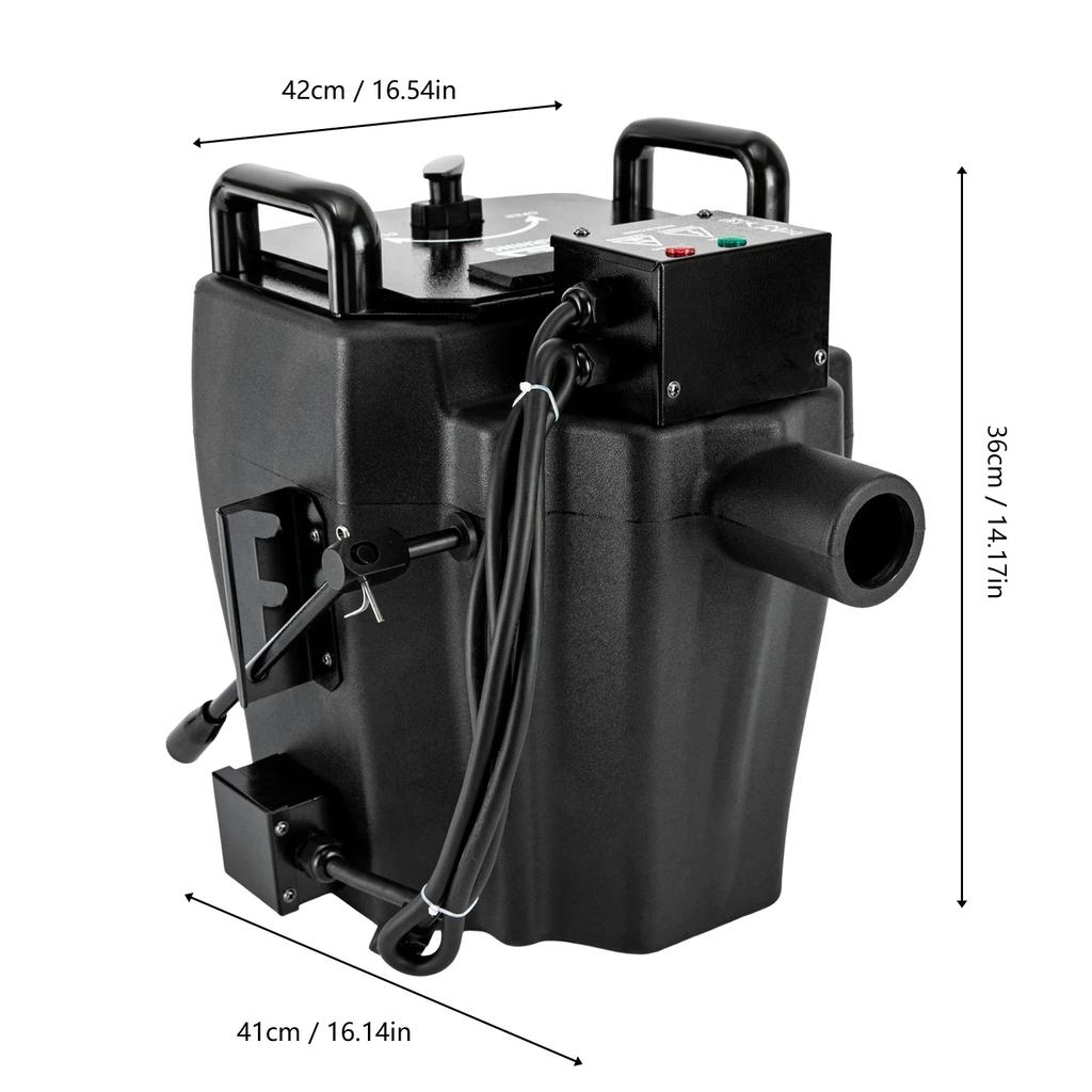 3500W Low Lying Smoke Fog Machine Stage DJ Dry Ice Effect Wedding Fog Maker Fog Machine Indoor Outdoor Stage Wedding Party Club