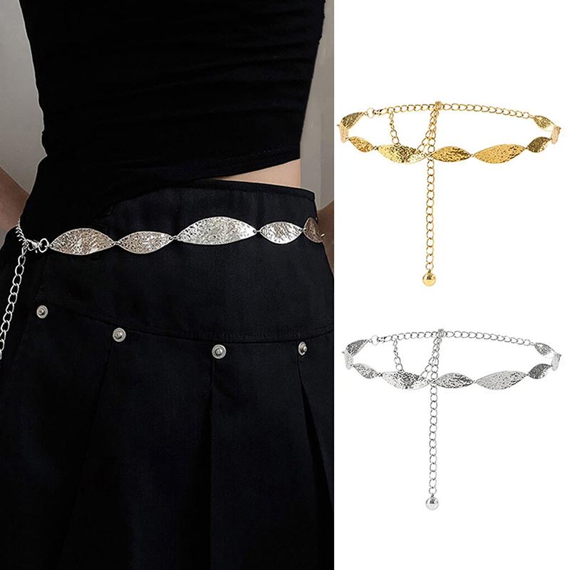 Retro Versatile Ethnic Style Metal Bohemian Waist Chain Belt For Women  Sweater Chain Waist Seal Body Decor Accessories