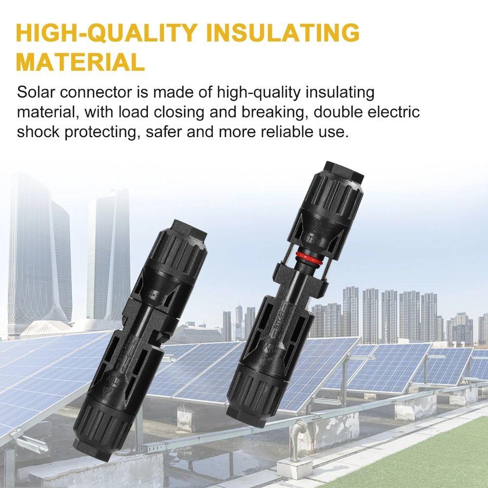 5 Pairs Waterproof Solar Connectors with 2pcs Spanner Solar PV Connector Solar Panel Connector