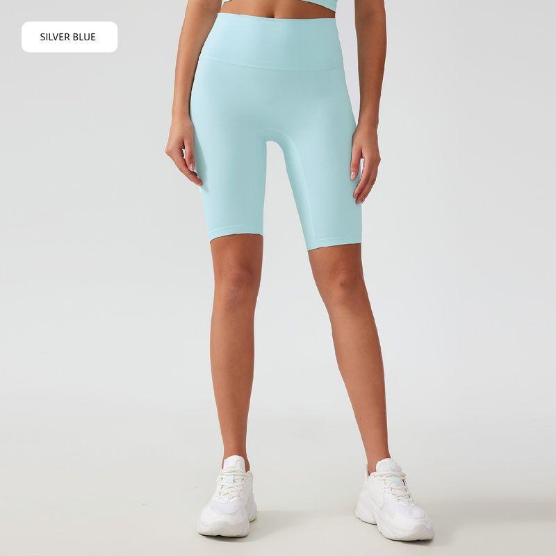 Lu Same Yoga Shorts Women's Summer New Free Size No Embarrassment Line Belly Contracting Hip Lifting Sport Workout Cropped Pants