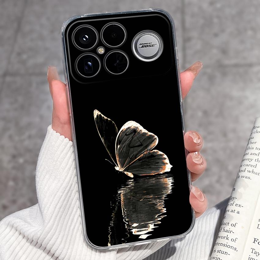 Covers For Xiaomi Poco F8 Ultra F8 F5 Pro F3 C50 C40 Mi Note 2 3 Transparent TPU Phone Case Cute Pet Dog Soft Silicone Dustproof Shell For Xiaomi Capa