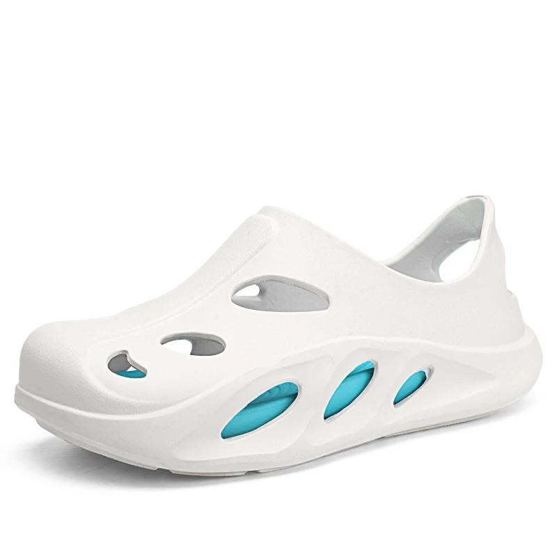 

Men s Summer Sandals, Lightweight, Breathable, Wear-Resistant Outdoor Beach Shoes 45 білий