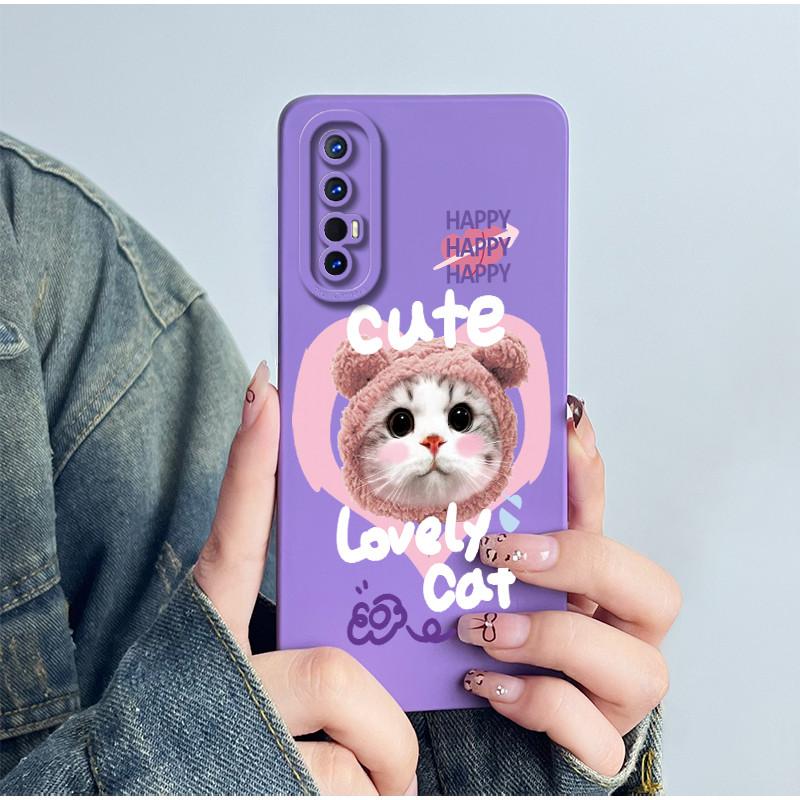 For OPPO Find X2 Neo / Reno3 Pro 5G Phone Case Cover CPH2009 Silicone Sweet Painted Cartoon Funda Lovely Printed Coque Casing