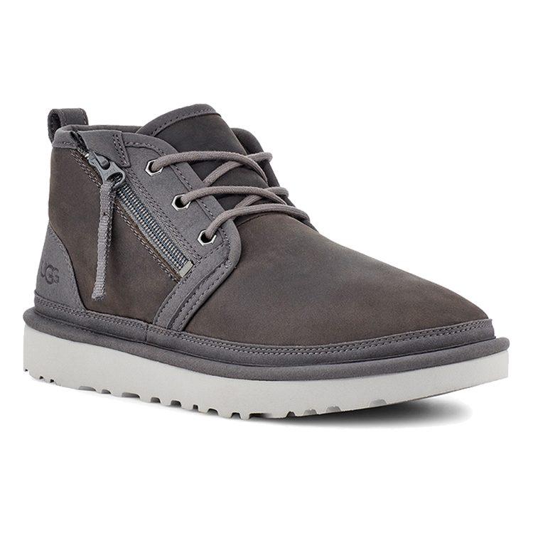 UGG Neumel Zip Fleece Lined Gray 1103883-DGRY