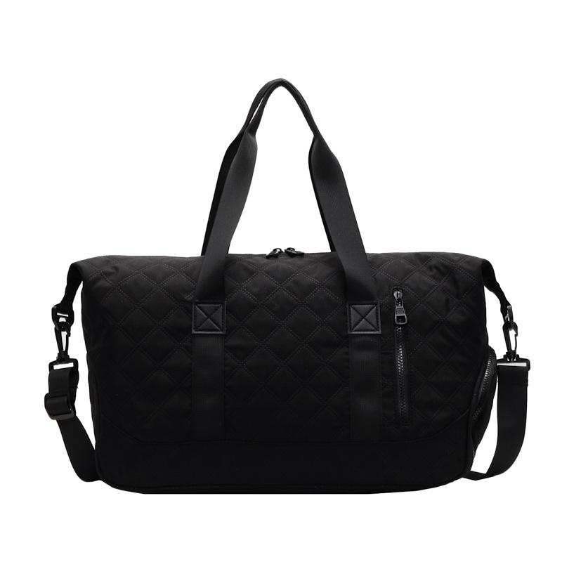 Women's sports and leisure large-capacity going out portable travel bag dry and wet separation fitness bag can be set, tie rod belt shoe compartment