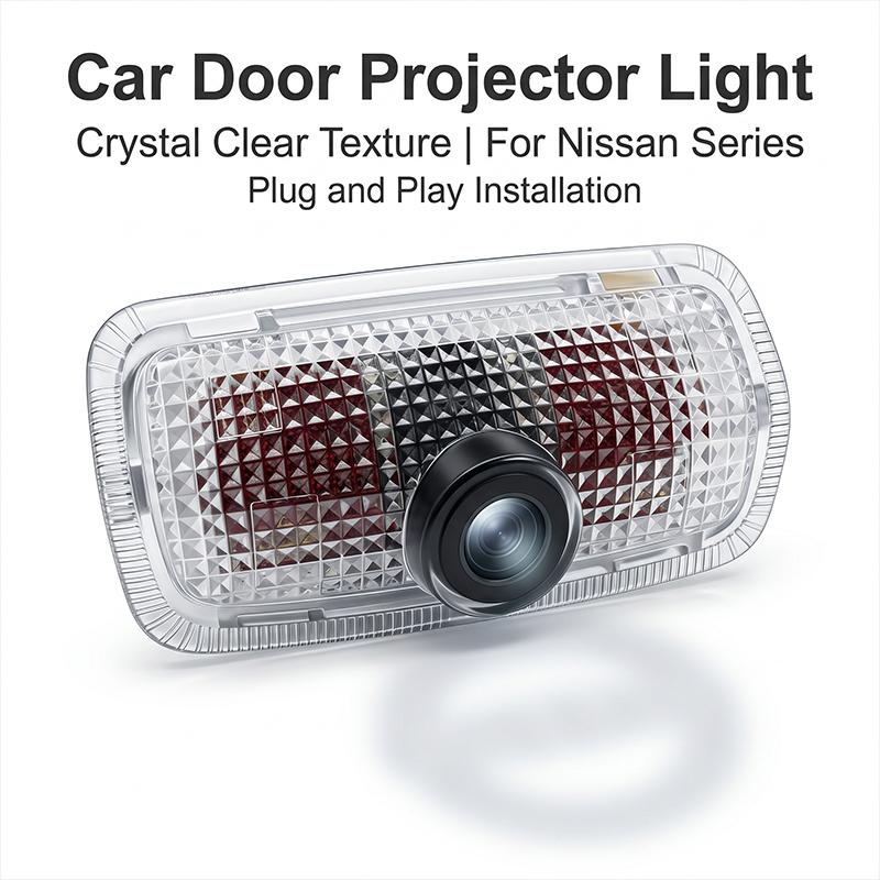 2pcs/set No Fade 3D LED Car Door Welcome Light Car Door Logo For Nissan Nismo Almera Tiida Juke Teana Qashqai 350Z 370Z GTR X Trail T32 T31