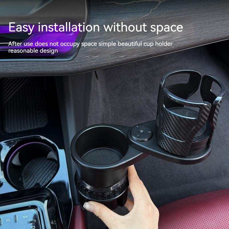 2 In 1 Car Cup Holder Expander For BMW5Series G60 2025 360 Rotating Car Cup Holder Multifunction Cup Holder Expander Accessories