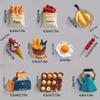 10pcs  Refrigerator Magnet Sticker , 3D Home Decor Accessories Cute Fridge Magnetic Sticker