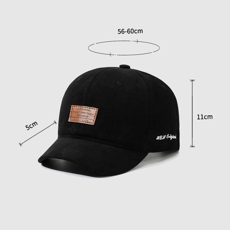 Short-Brim Baseball Cap Men's Retro Cap Spring Autumn Sun Hat