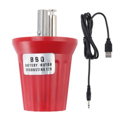 Grilio kepsninės sukamasis variklis, didelės sukimosi 5 V–12 V USB pastiprinimo elektrinis grilio rotatoriaus variklis