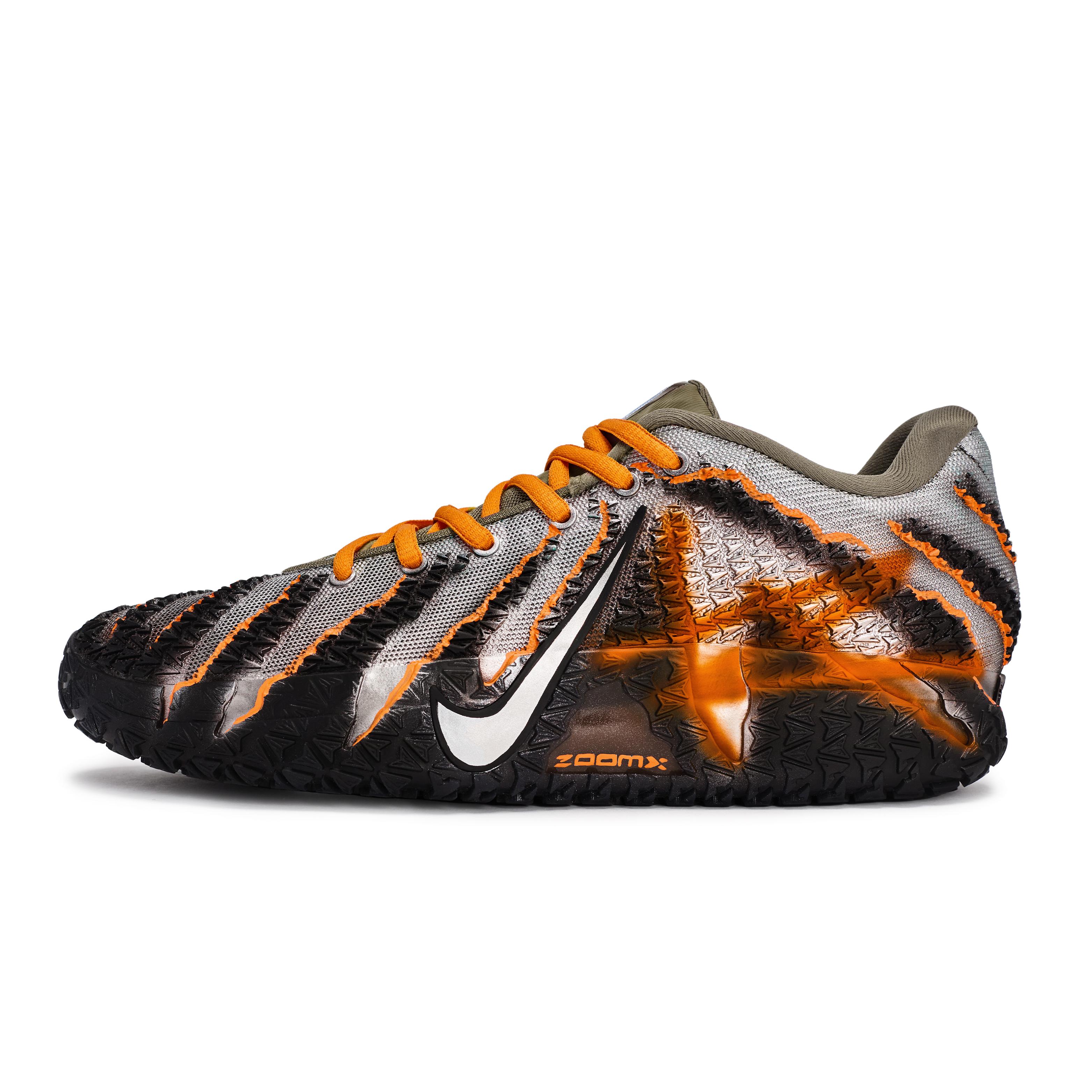 

Nike Ja Morant 3 REGO Hot Dog, Silver Claw Orange Mark Low top Basketball Shoes Men s Black Silver Orange HF2794-200(Team1189-) 41