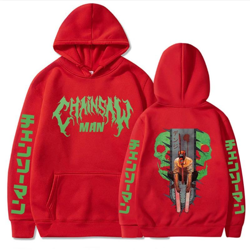 Denji Chainsaw Man Japanese Animation Men's Hoodie Sweatshirt Men Womnen Fashion Design Pullover Men's Fleece Hoodies