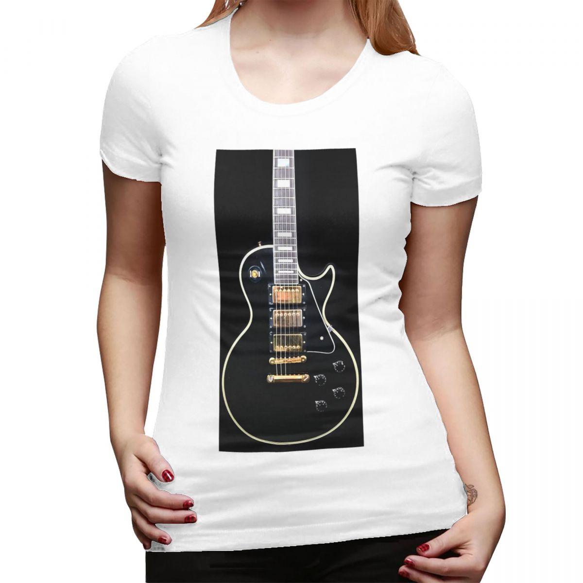 

1995 Gibson Custom Shop 1958 Les Paul TShirt for Women Round Neck Streetwear T Shirts Womens Short Sleeve Summer Clothes Tops S