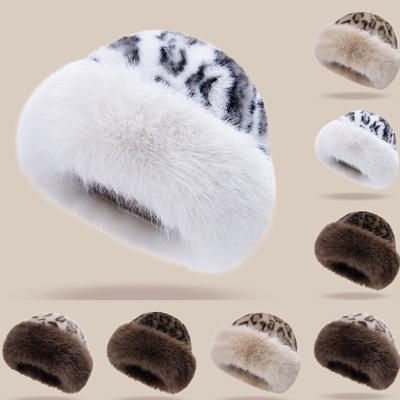 Women's Thick Warm Woolen Hat, Velvet Basin Hat