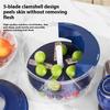 Electric Grape Peeling Machine, Garlic Peeler Skin Remover,Rechargeable Automatic Fruit Peeling Machine for Kitchen
