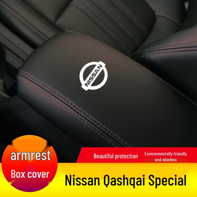 Nissan Qashqai Armrest Box Cover 2008-2025 - Handrest Protective Leather Cover
