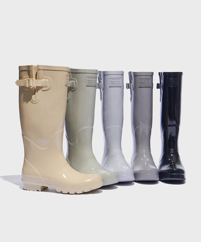 Stivali da Pioggia Originali Lucidi Rockfish Weatherwear Lunghi - 5Colori (Tipo B)