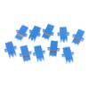 10Pcs Sc Fiber Flange Optic Connector Adapter Lc/Upc Sm Flange Singlemode Simplex Lc-Lc Upc Coupler Connector