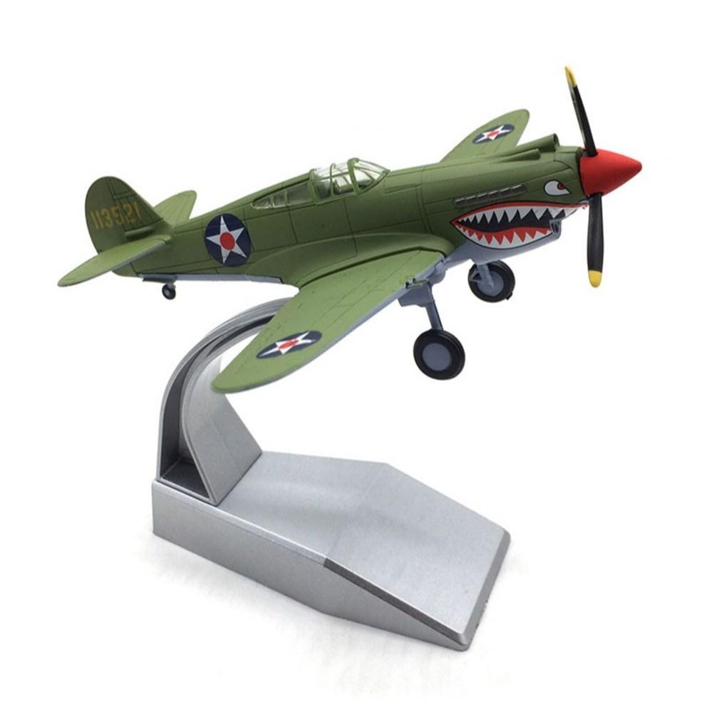 Diecast 1:72 Scale P-40B Warhawk Model Fighter Jet