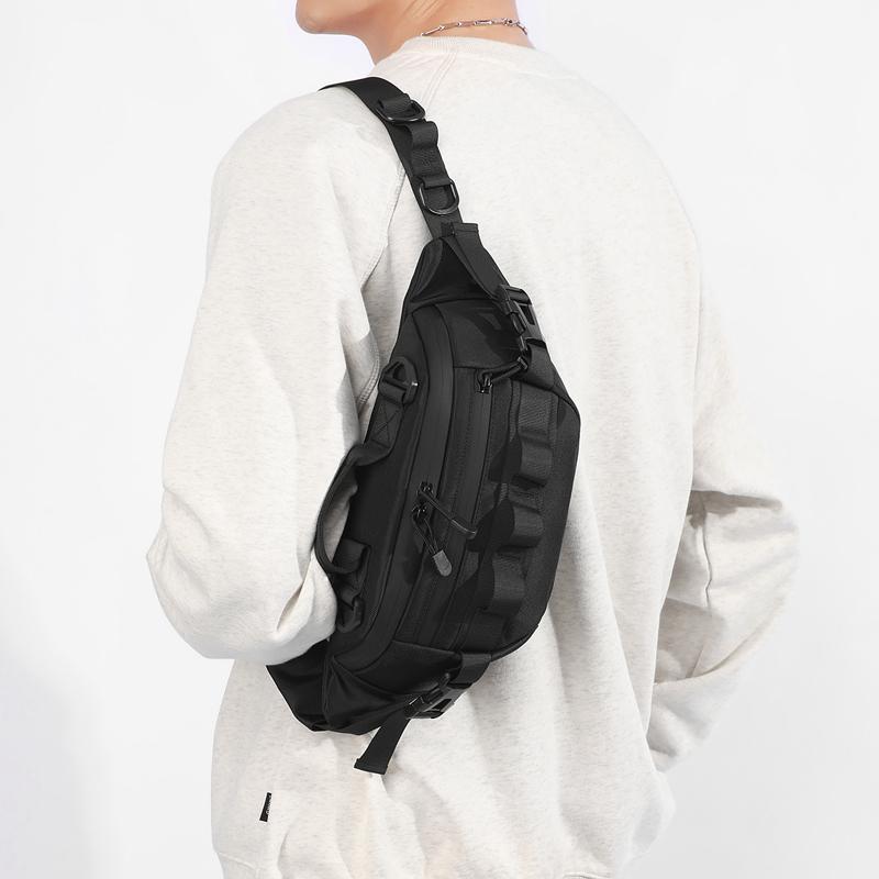 Unisex Cycling Chest Bag Large Capacity Outdoor Sports Multifunctional Waterproof Crossbody Bag