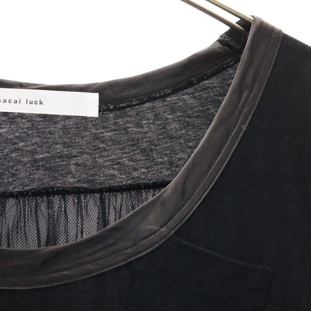 sacai luck made in Japan Short sleeve Cut 1 black Women Used