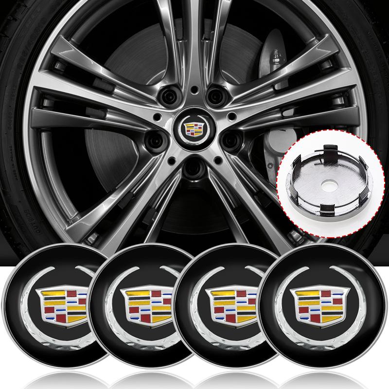 New 56/60mm Car Wheel Center Hub Caps Protector Cover Car Accessories For Cadillac CT4 CT5 CT6 ATS XTS
