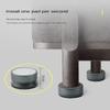 Non-slip Bed Furniture Risers Reduce Noises Tools Shock Mute Mats Table Mats  Table Couch Chair Bed