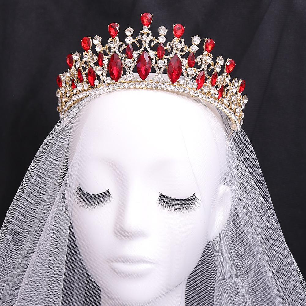 Bridal Crown Barlow Rhinestone Tiara Princess Crown Wedding Hair Accessories Wedding Dress Accessories