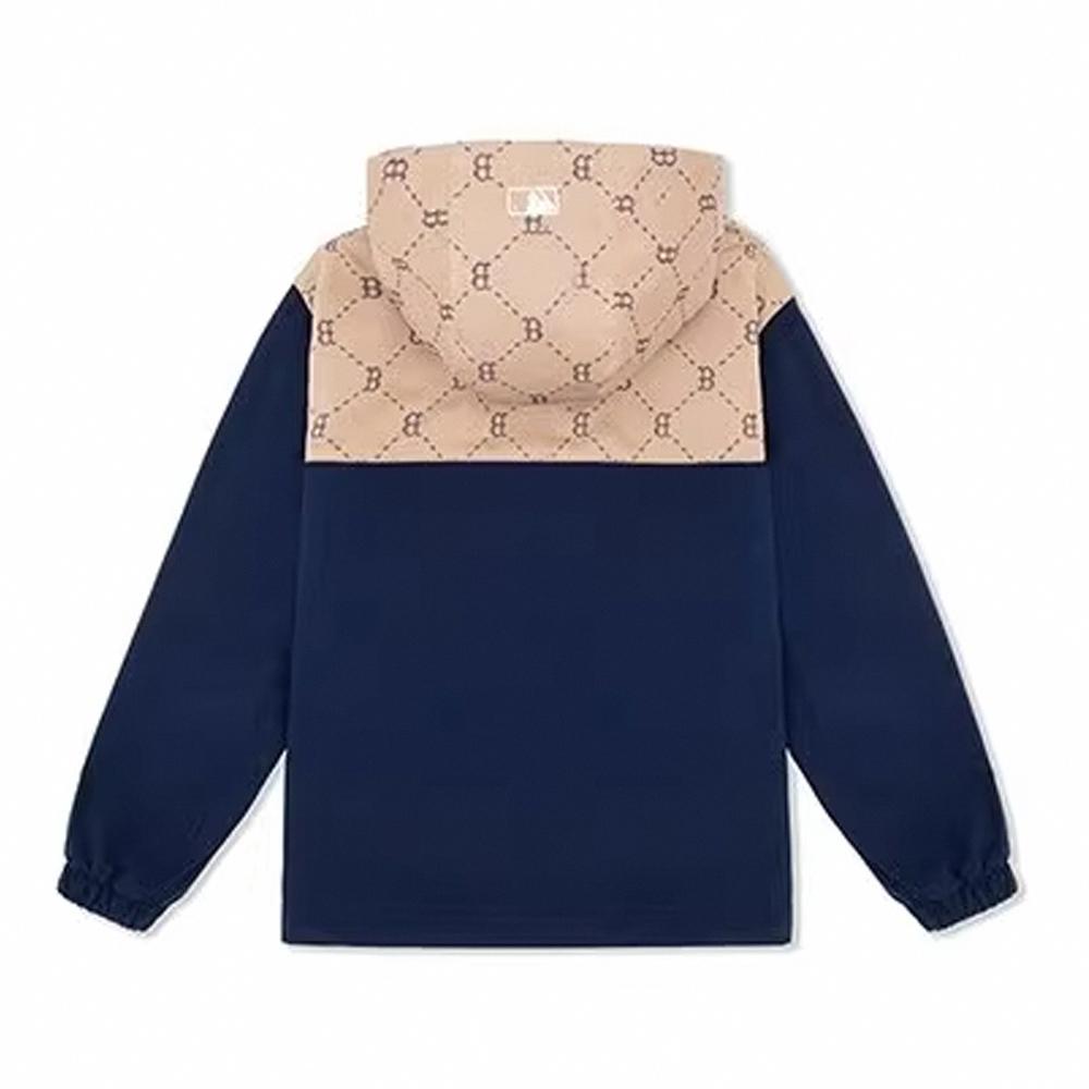 MLB Boston Red Sox Monogram Series Casual Comfortable Hoodie Jacket Unisex jackets Light-Beige 3AWJM0544-43BGL