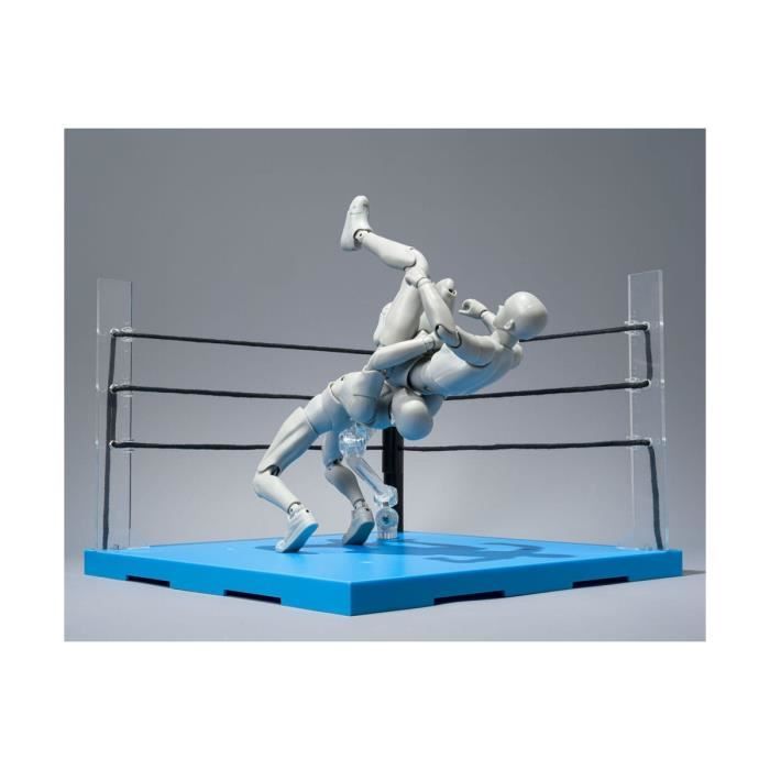 Bandai Tamashii Nations - Tamashii Stage - Accessoires pour figurine Act Ring Corner & Folding Chair Set Neutral Ver.