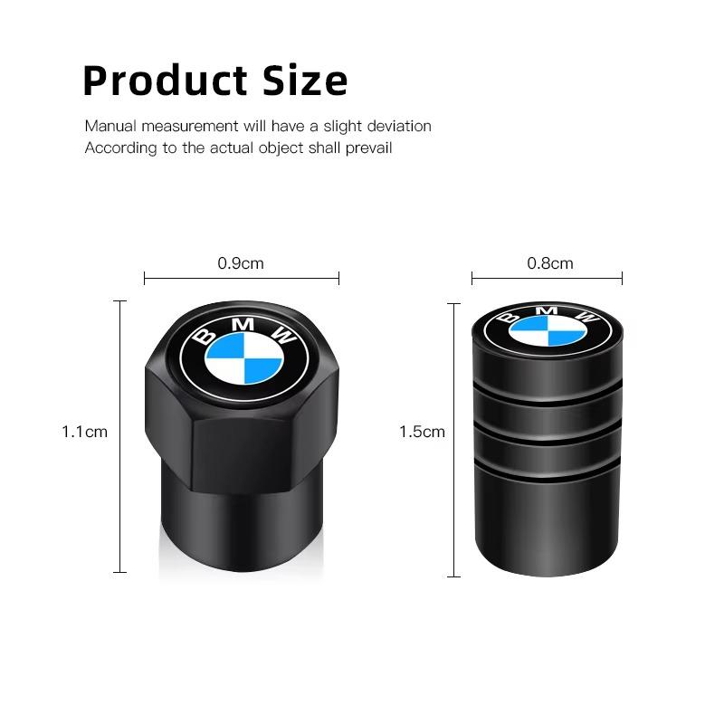 4pcs/set Metal Car Tire Valve Caps Dust Prevention Accessories For BMW Performance E34 G20 X3 X5 X1 X2 X4 X6 X7 E28 E30 E53 E61 RL2