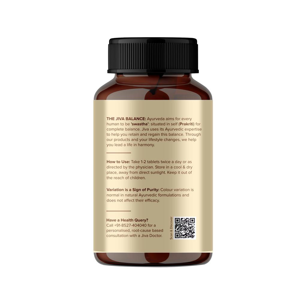 Jiva Digestall Tablet 500mg 600 Tablet | Provides Relief From Indigestion | Flatulence and Gastric Distress - 120 Tablet (Pack of 5)