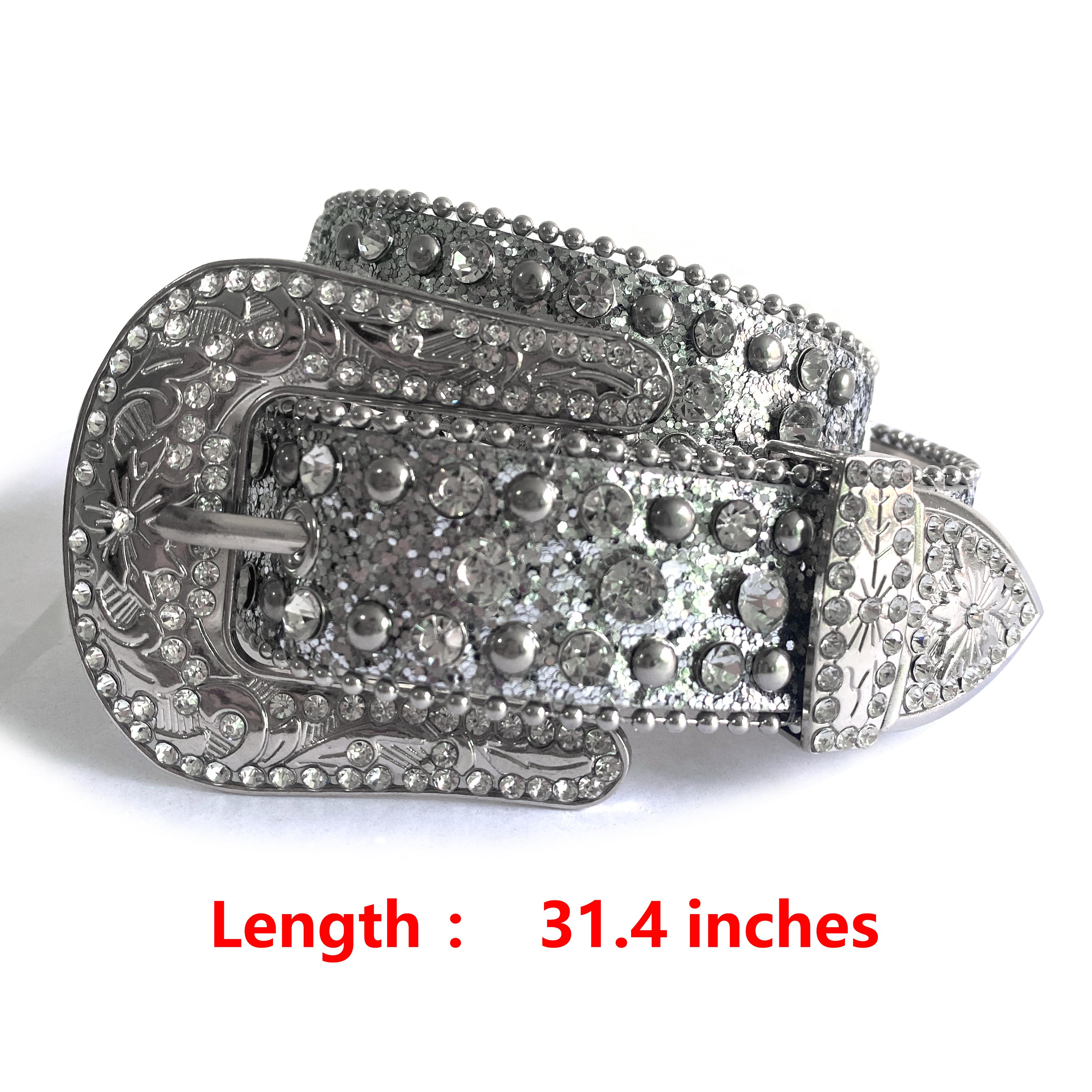 New Design Pre-order Fashionable Alloy Buckle Crystal Stubbed Kids Girls Bling Belt Rhinestone Children Belts