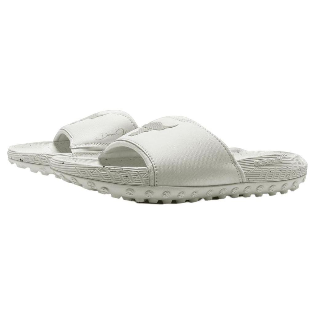 Under Armour Project Rock 3 Slide Unisex White Black Slides 3026034-100