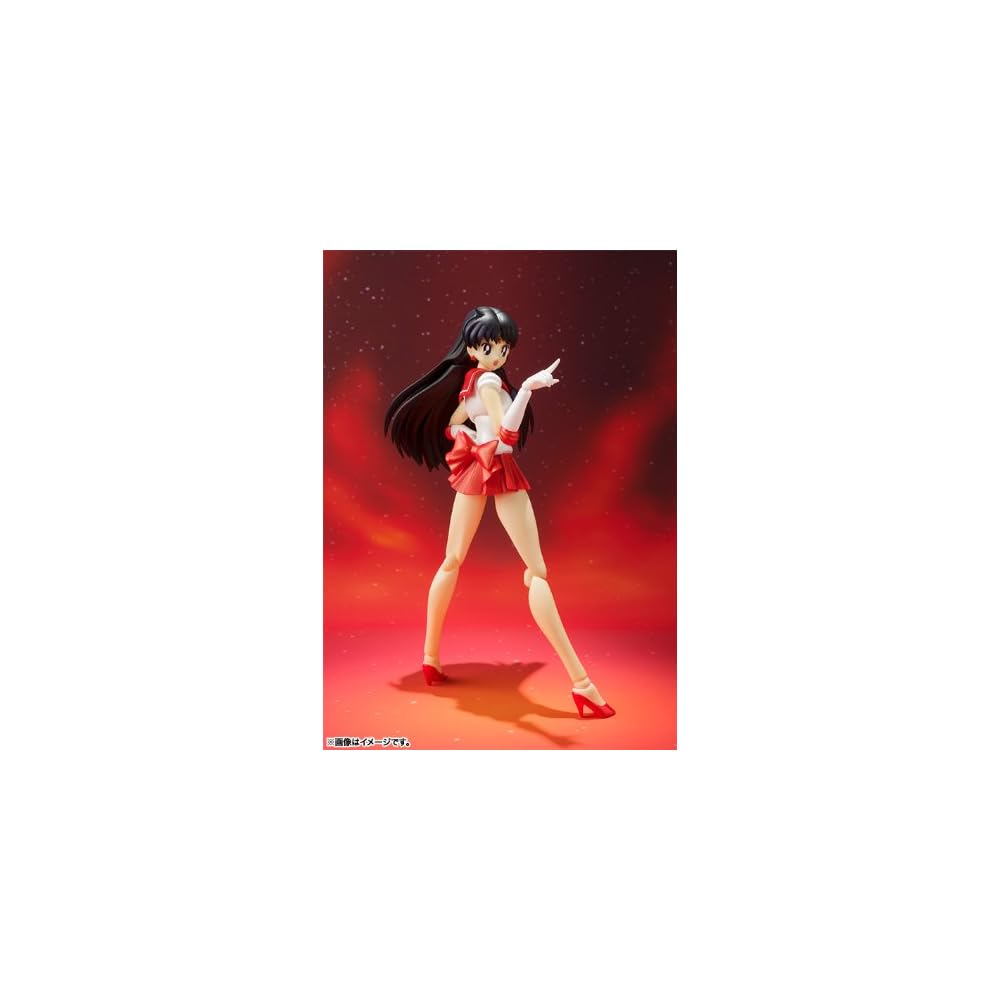 TAMASHII NATIONS S.H. Figuarts Sailor Moon Sailor Mars Animation Color Edition 140mm PVC Action Figure