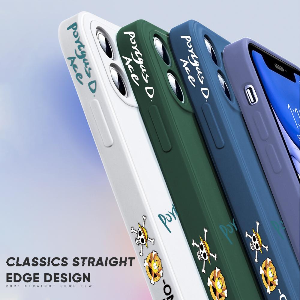 Popular Anime Phone Case for Xiaomi Redmi POCO Mi 11 Lite 5G Note10 Pro Soft Full Protection Square Liquid Silicone Cellphone Back Cover