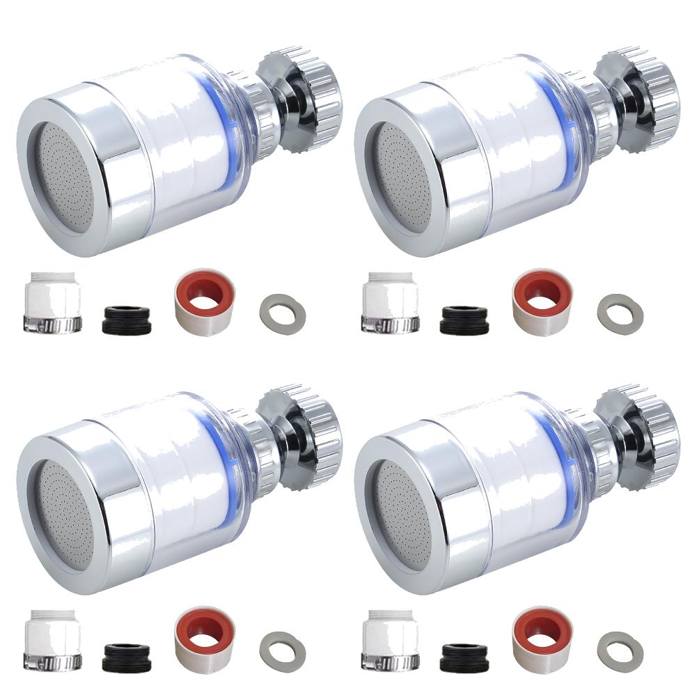 Faucet Filter Element Water Purifier Filter Remove Chlorine Heavy Metal Faucet Adapter PP Cotton Filtration for Kitchen Bathroom