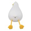 Duck Sleep Lamp Silicone Cute Animal Shaped USB Rechargeable Mini Clapping Night Light